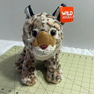 Bobcat Wild Republic Cuddlekins 9" Lynx Spotted Wildcat Stuffed Animal Plush